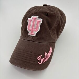 Vintage Twins Enterprise Indiana University Dad Hat Women OSFM Brown Pink Y2K